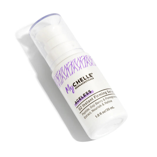 MyCHELLE Dermaceuticals G2 Instant Firming Serum 1 Fl Oz 30 ml | Anti Aging Ageless | Refines Fine Lines Wrinkles | Skin Face Lift | Peptide and Goji Berry Extract | Natural Skincare